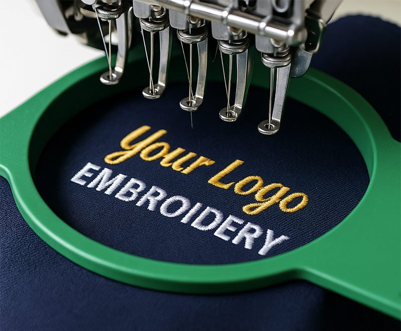 Services custom logo embroidery image