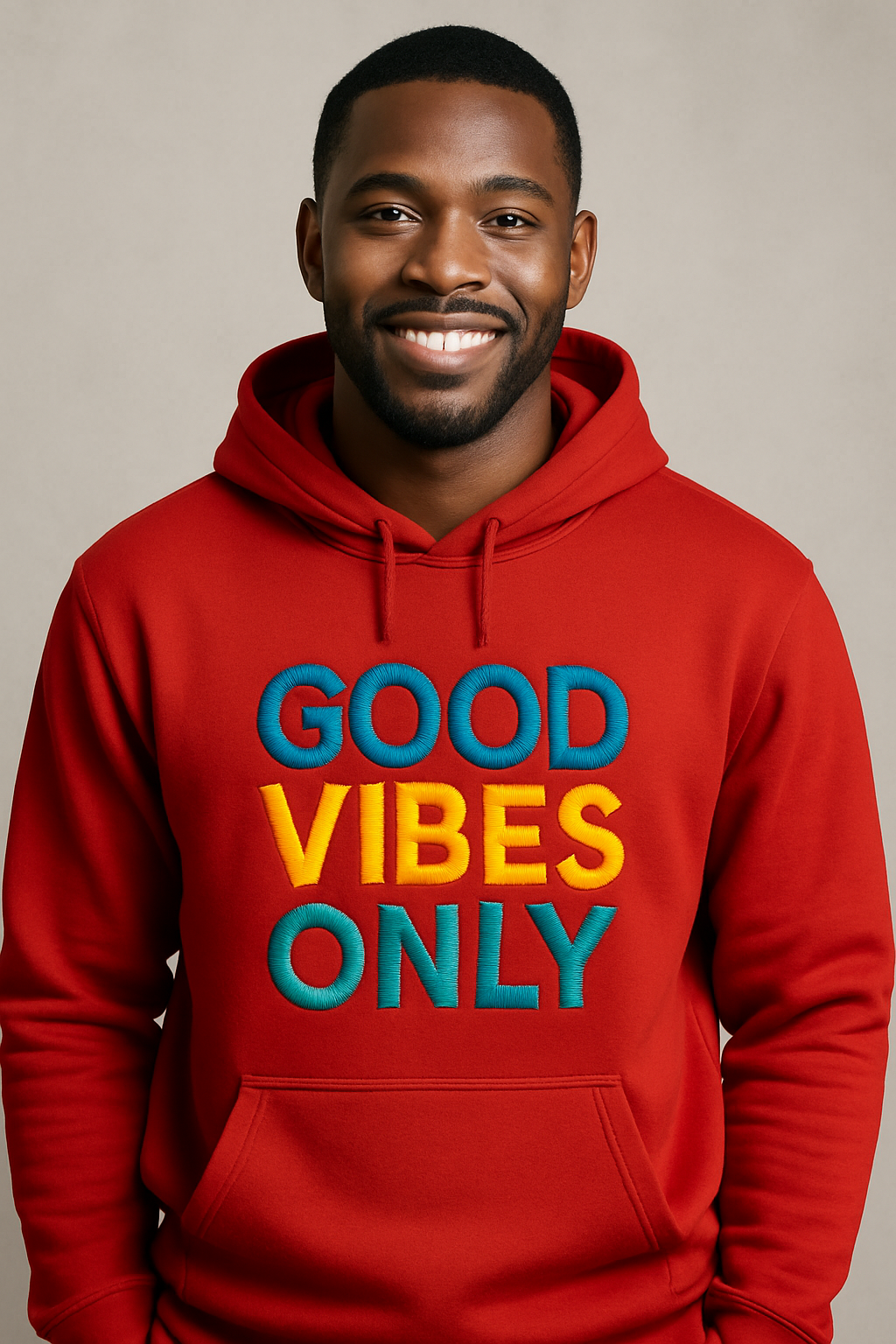 good vibes only embroidery image