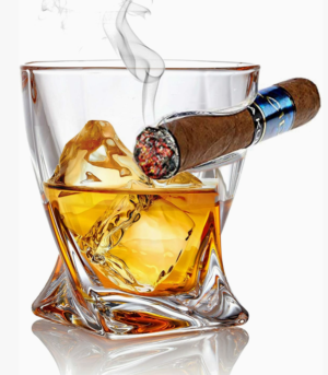 cigar whiskey glass set
